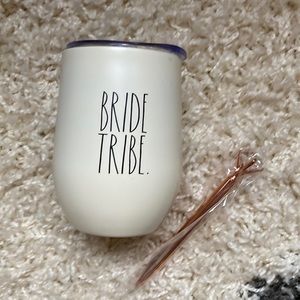 Rae Dunn Bride Tribe cup w lid